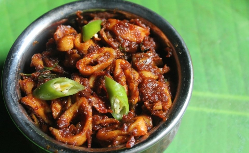 Kerala Kanava/Squid/Nadan Koonthal Roast