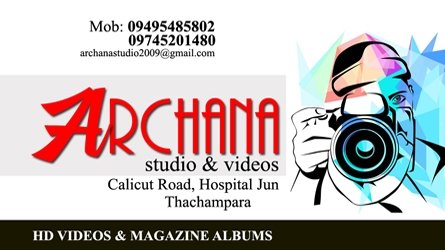 Archana Studio and Videos Thachampara, Palakakd Kerala