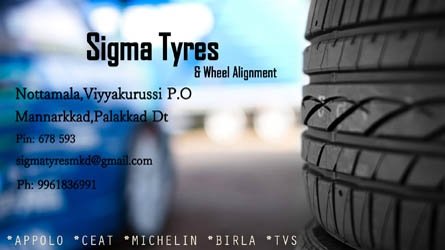 Sigma Tyres at Nottanmala Mannarkkad in Palakkad Kerala