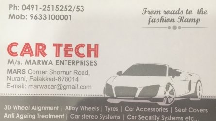 Car Tech - Best Car Accessories, Wheel Alignments in Shornur Road, Nurani Palakkad Town