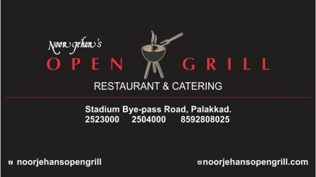 Noorjehan's Open Grill Multi Cuisine Restaurant Palakkad - Best Restaurant in Palakkad Kerala