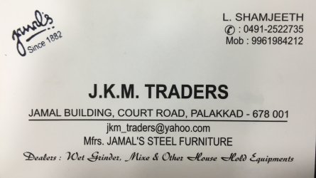 J.K.M Traders - Wet Grinder Dealers in Palakkad Kerala - Home Appliances and Steel Furnitures Shop