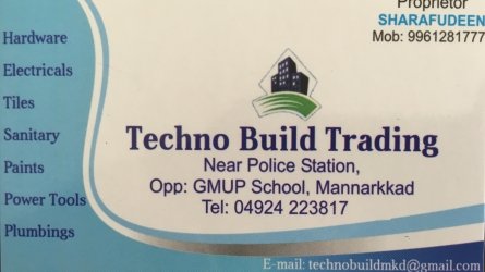 Techno Build Trading - Best Hardwares, Electricals, Tiles, Sanitary, Paints, Power Tools and Plumbing Shop in Mannarkkad Palakkad Kerala